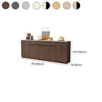 Modern Sideboard Credenza with Stone Top and Hidden Storage Dimensions