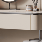 Modern Sintered Stone Dressing Table With Rotating Mirror