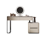 Modern Sintered Stone Dressing Table With Rotating Mirror