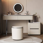 Modern Sintered Stone Dressing Table With Rotating Mirror Main Product Image