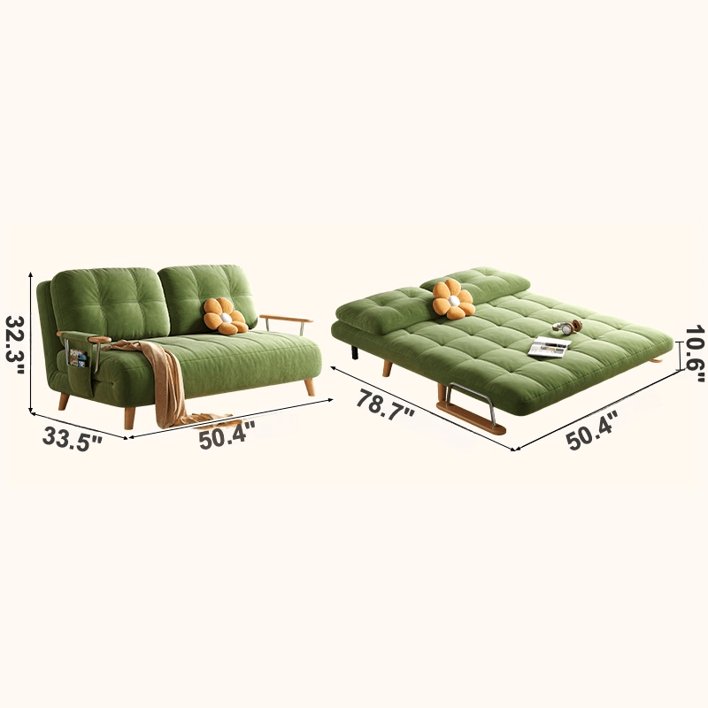 Modern Sofa Bed with High-Quality Material and Flexibility Dimensions