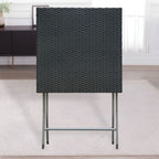 Modern Square Metal Foldable Coffee Table – Waterproof Outdoor Patio Table