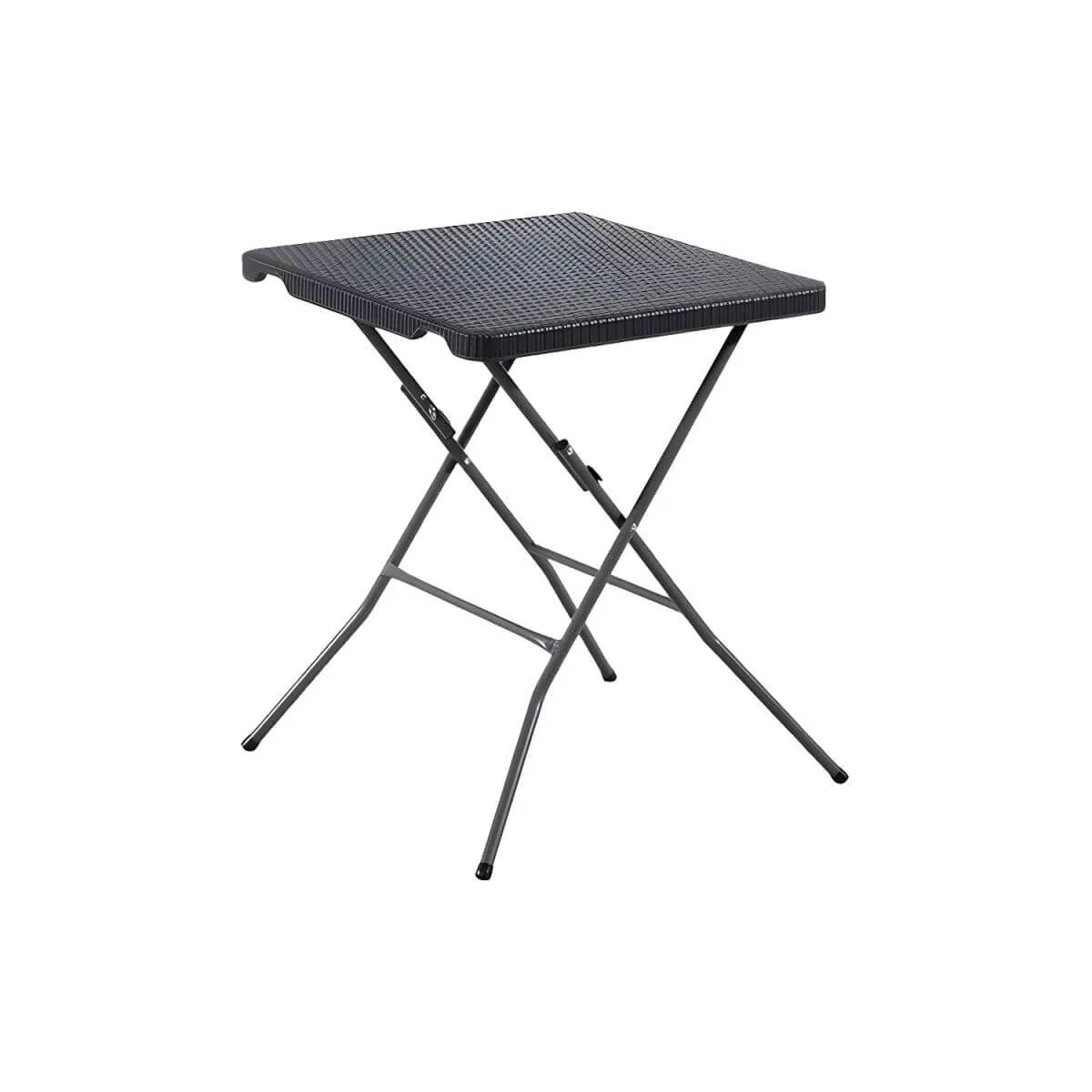 Modern Square Metal Foldable Coffee Table – Waterproof Outdoor Patio Table