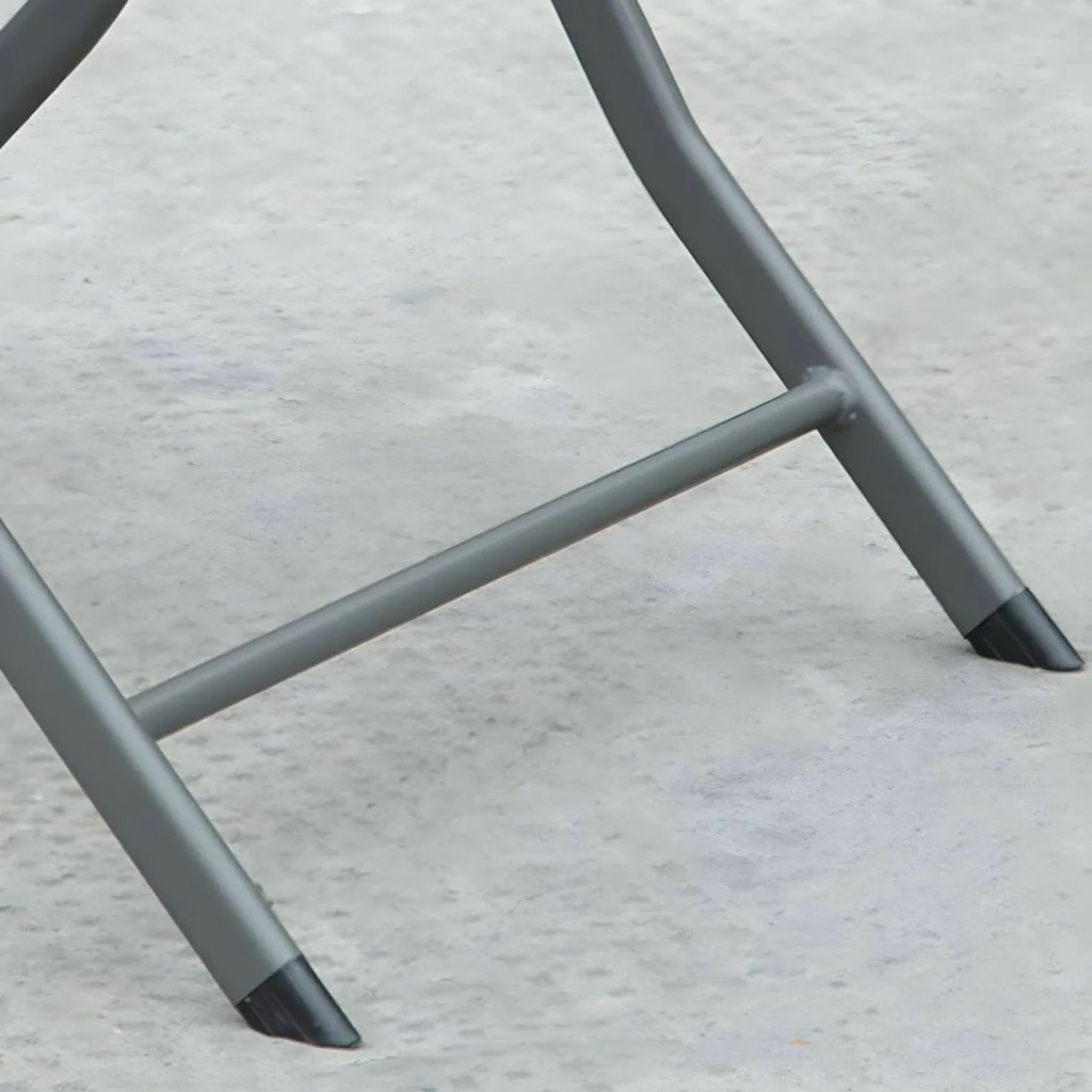 Modern Square Metal Foldable Coffee Table – Waterproof Outdoor Patio Table