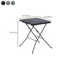 Modern Square Metal Foldable Coffee Table – Waterproof Outdoor Patio Table Dimensions