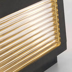 Modern Square Metal Outdoor Pillar Lamp – Waterproof Tabletop Light
