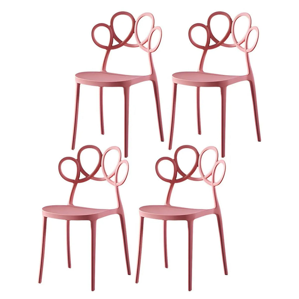 Modern Stackable Plastic Side Chair – Indoor/Outdoor Use