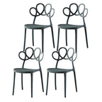 Modern Stackable Plastic Side Chair – Indoor/Outdoor Use