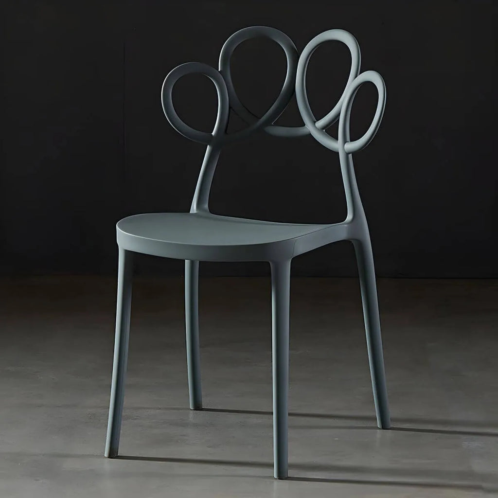 Modern Stackable Plastic Side Chair – Indoor/Outdoor Use