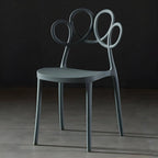 Modern Stackable Plastic Side Chair – Indoor/Outdoor Use