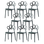 Modern Stackable Plastic Side Chair – Indoor/Outdoor Use