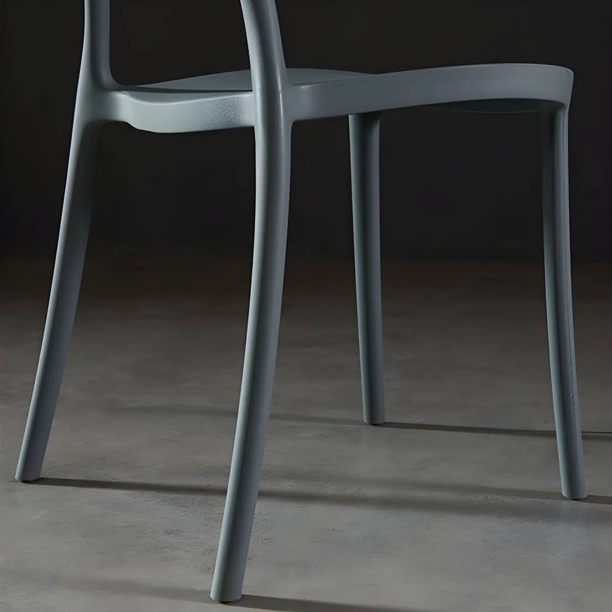 Modern Stackable Plastic Side Chair – Indoor/Outdoor Use