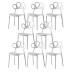 Modern Stackable Plastic Side Chair – Indoor/Outdoor Use