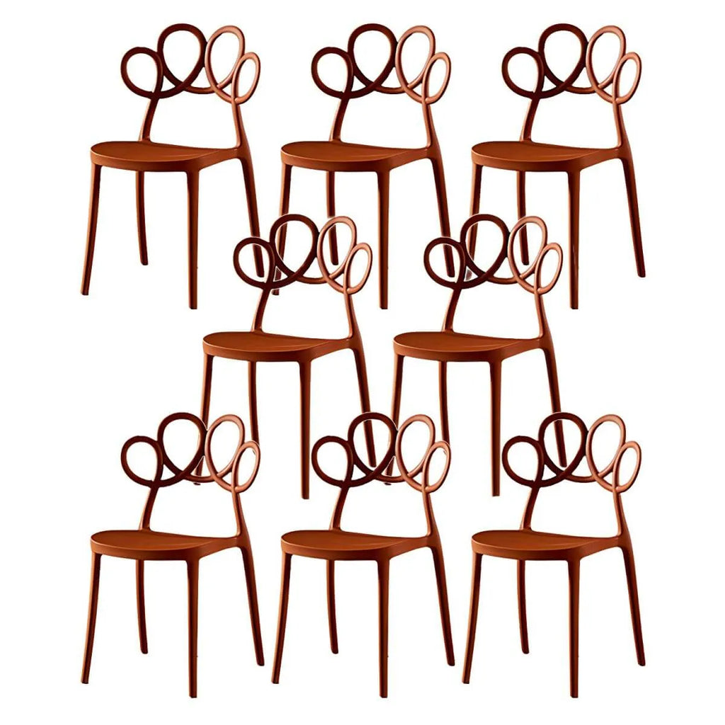 Modern Stackable Plastic Side Chair – Indoor/Outdoor Use