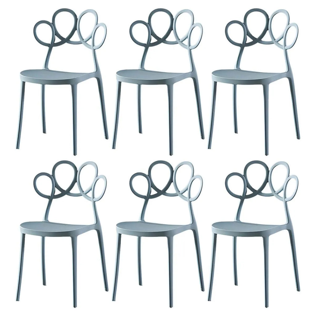 Modern Stackable Plastic Side Chair – Indoor/Outdoor Use