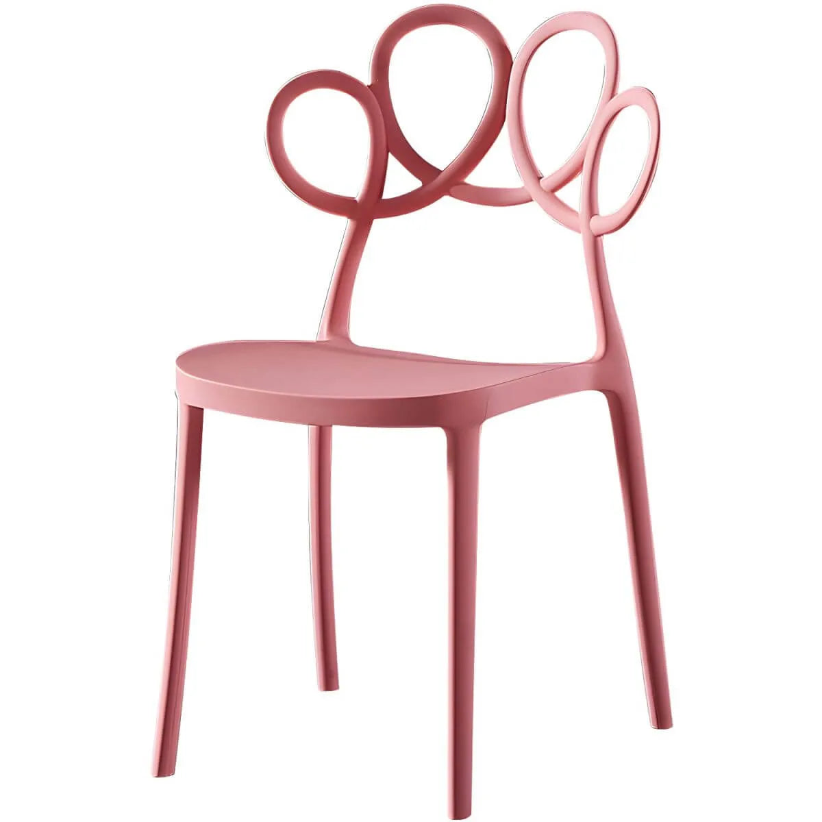 Modern Stackable Plastic Side Chair – Indoor/Outdoor Use