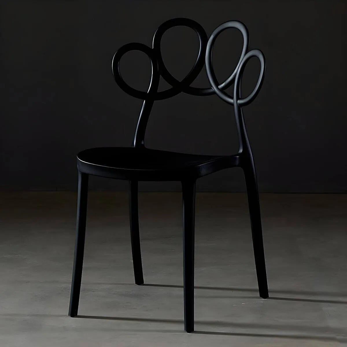 Modern Stackable Plastic Side Chair – Indoor/Outdoor Use