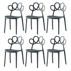 Modern Stackable Plastic Side Chair – Indoor/Outdoor Use