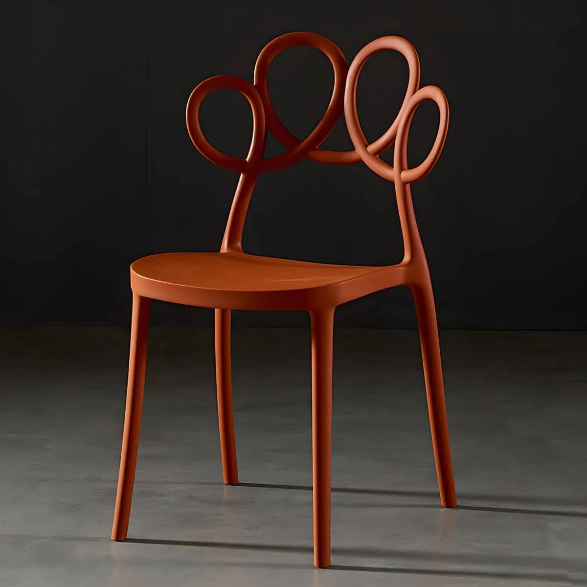 Modern Stackable Plastic Side Chair – Indoor/Outdoor Use