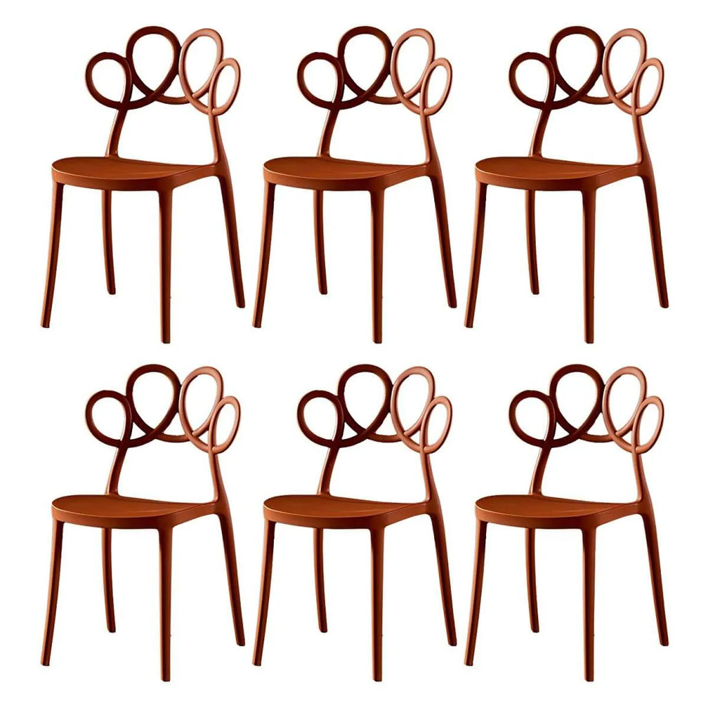 Modern Stackable Plastic Side Chair – Indoor/Outdoor Use