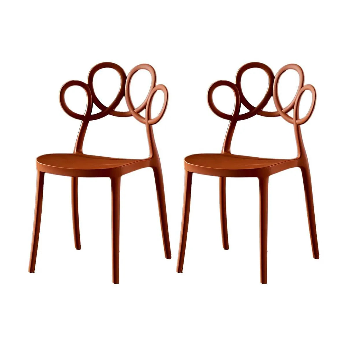 Modern Stackable Plastic Side Chair – Indoor/Outdoor Use