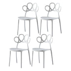 Modern Stackable Plastic Side Chair – Indoor/Outdoor Use