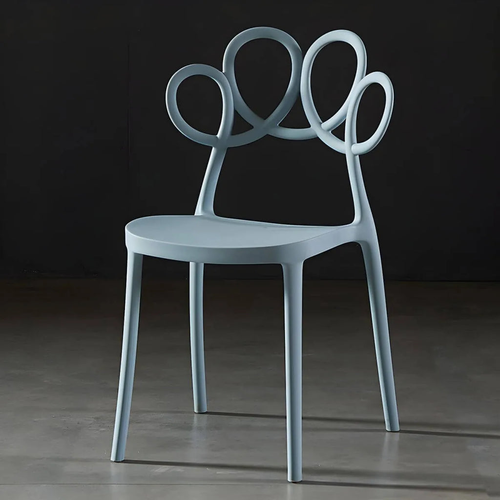Modern Stackable Plastic Side Chair – Indoor/Outdoor Use