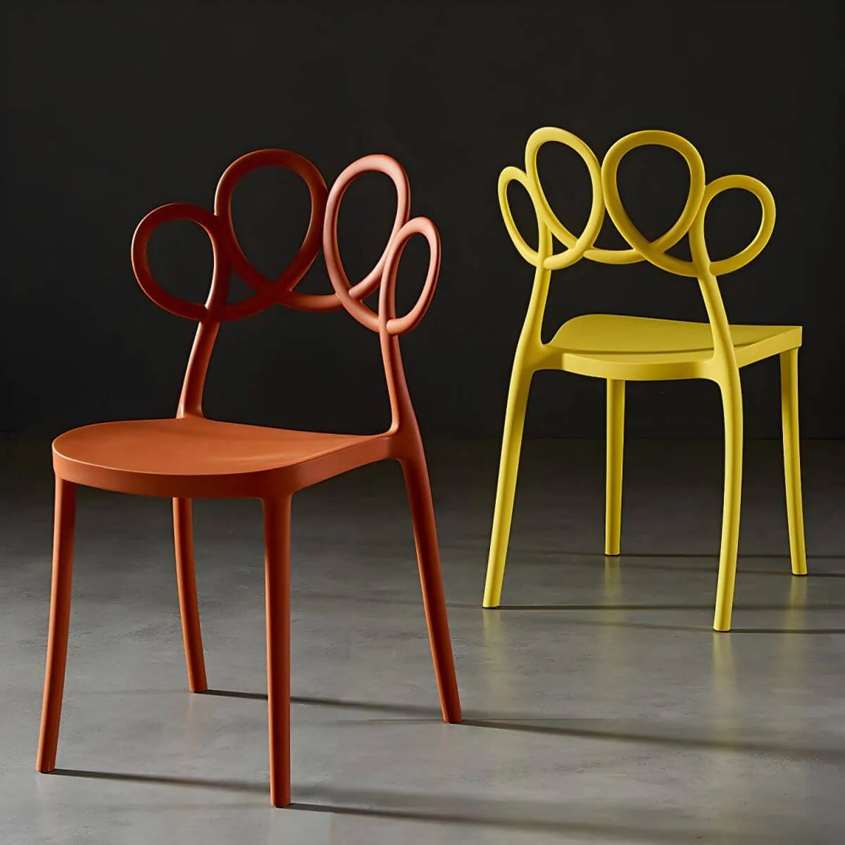 Modern Stackable Plastic Side Chair – Indoor/Outdoor Use Main Product Image