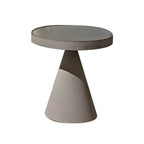 Modern Stone Top Outdoor Coffee Table with Wood & Metal Frame