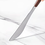 Modern Stone Top Sideboard with Rattan Glass Doors and Metal Frame