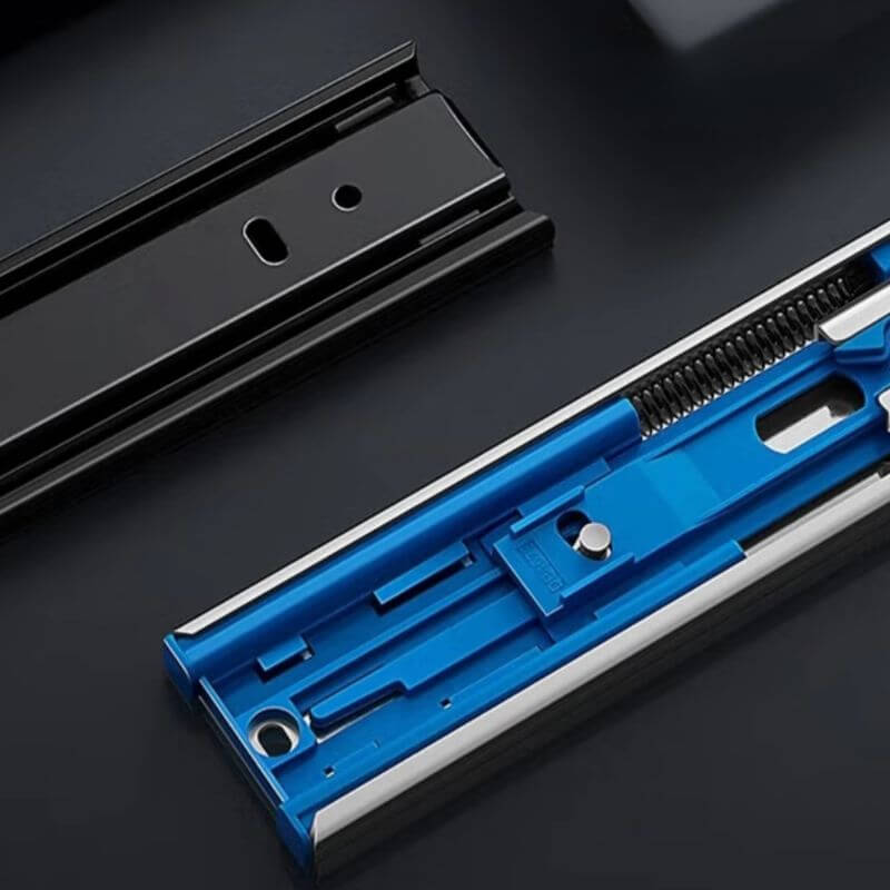 Modern Stone Top Sideboard with Rattan Glass Doors and Metal Frame Secondary image