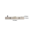Modern Stone Wall-Mounted TV Stand with Drawers and LED Lighting Dimensions