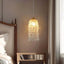 Modern Tiered Crystal Pendant Light with Adjustable Height and Three-Color Dimming Main Product Image