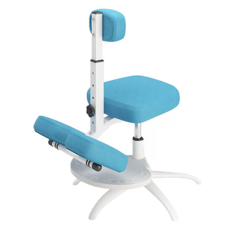 Modern Upholstered Blue Chair for Kids Playroom