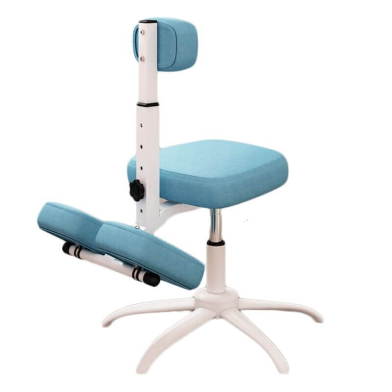 Modern Upholstered Blue Chair for Kids Playroom