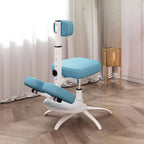 Modern Upholstered Blue Chair for Kids Playroom