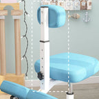 Modern Upholstered Blue Chair for Kids Playroom