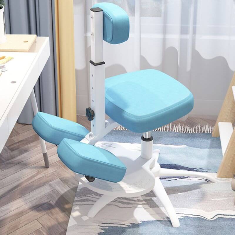 Modern Upholstered Blue Chair for Kids Playroom Main Product Image Main image