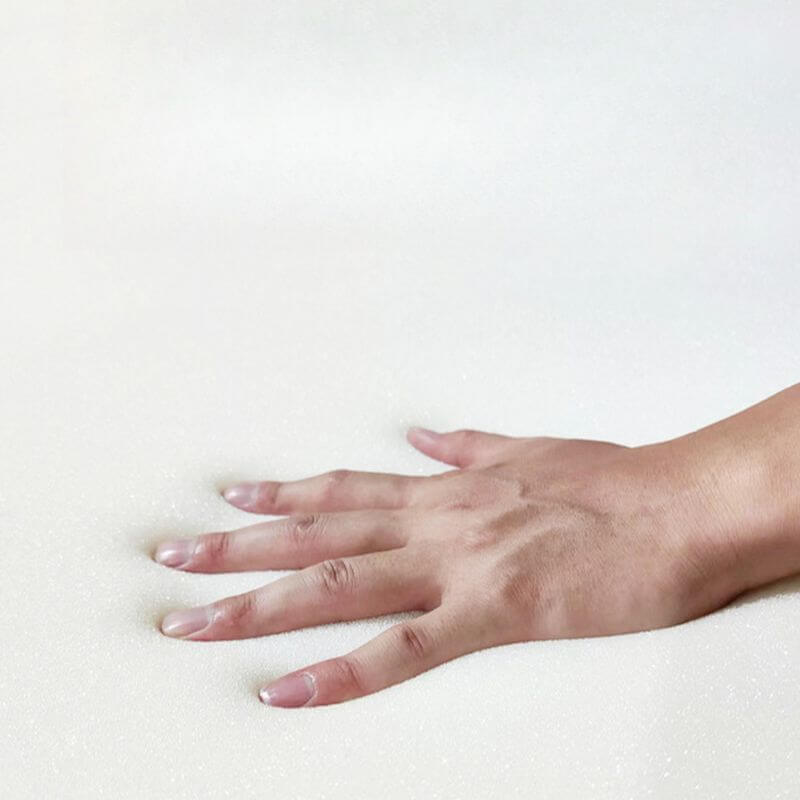 Modern Upholstered Floating Bed with Soft Lighting and Headboard