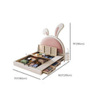 Modern Upholstered Kids Bed with Cute Rabbit Ears Design Dimensions
