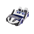 Modern Upholstered Kids Bed with Mattress in Car Theme Design