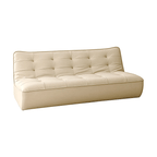 Modern Upholstered Lazy Sofa - Amber Eco-Leather