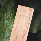 Modern Upholstered Living Room Bench with Leather Accent Strips