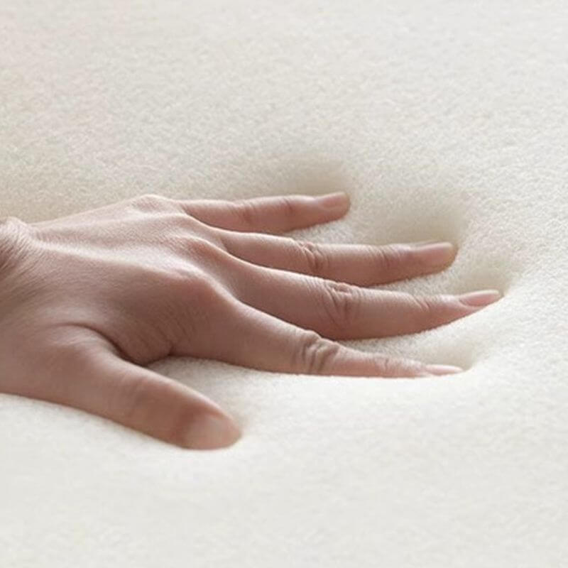 Modern Upholstered Panel Bed in Grey with Tufted Headboard