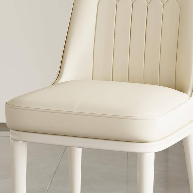Modern Upholstered Side Chair with Metal Legs