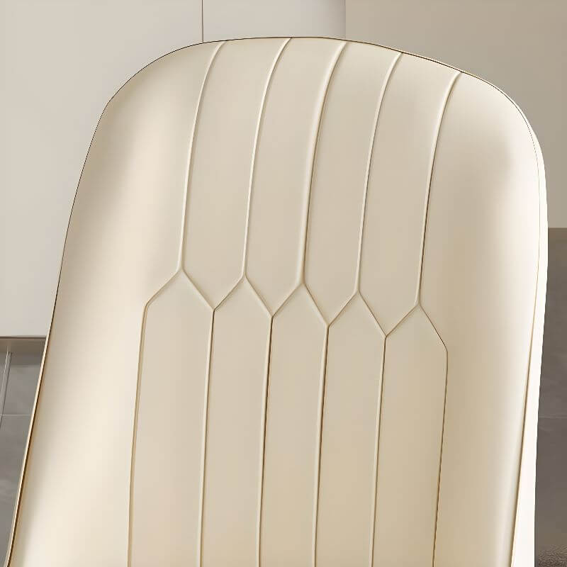 Modern Upholstered Side Chair with Metal Legs