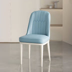 Modern Upholstered Side Chair with Metal Legs