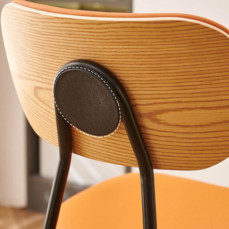 Modern Upholstered Side Chair with Metal Legs – Low & Standard Back