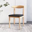 Modern Upholstered Side Chair with Ventilated Back and Metal Legs