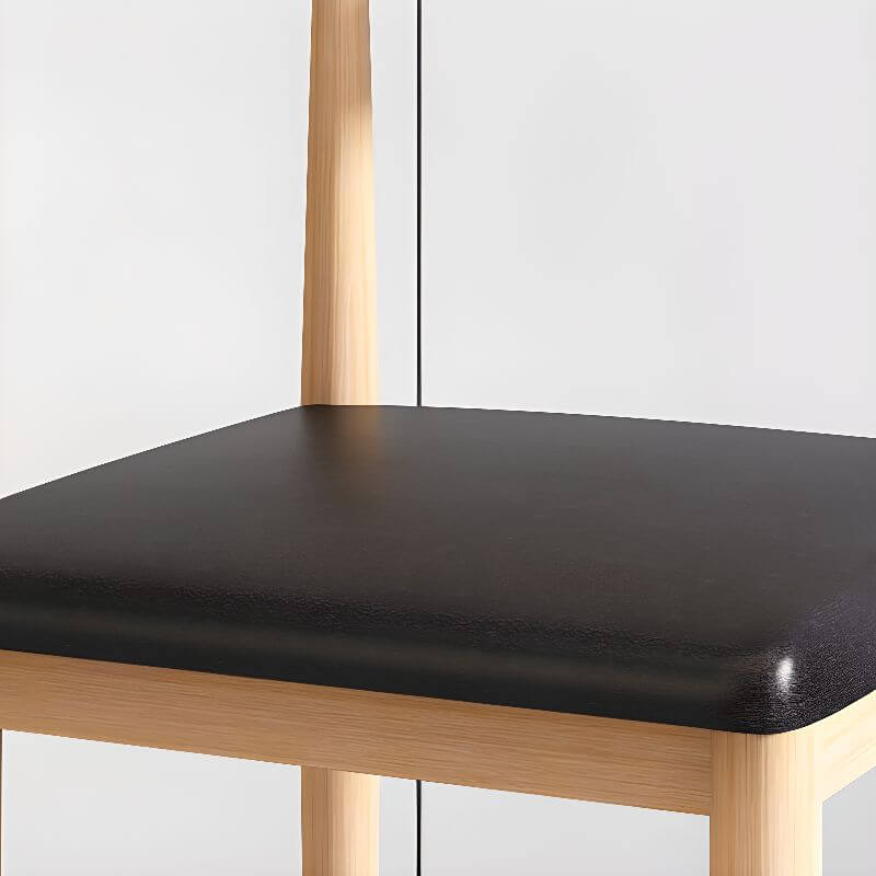 Modern Upholstered Side Chair with Ventilated Back and Metal Legs